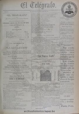 El Telegrafo, edición del 28 de abril de 1894