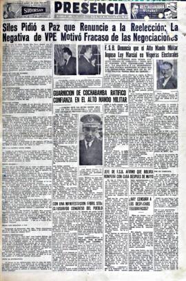 Presencia, edición del 17 de mayo de 1964