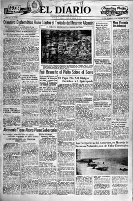 El Diario, edición del 24 de octubre de 1954