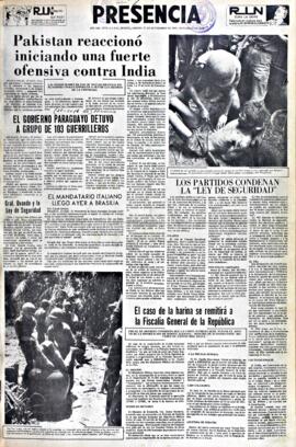 Presencia, edición del 11 de septiembre de 1965