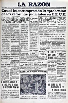 La Razón , edición del 28 de febrero de 1937