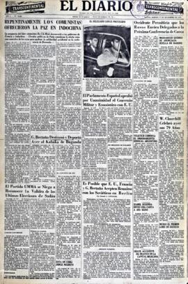 El Diario, edición del 1 de diciembre de 1953