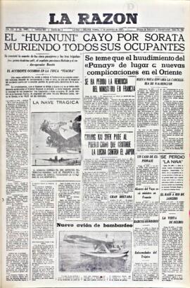 La Razón, edición del 17 de diciembre de 1937