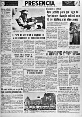 Presencia, edición del 7 de mayo de 1966