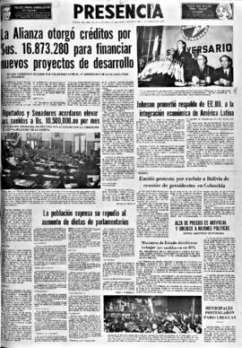Presencia, edición del 18 de agosto de 1966