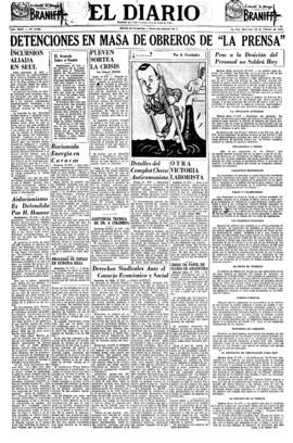 El Diario, edición del 28 de febrero de 1951