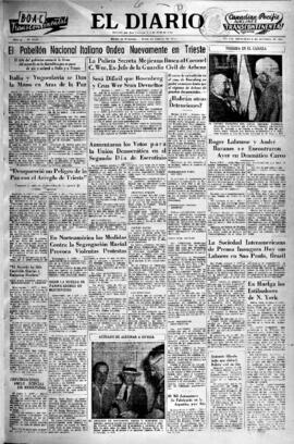 El Diario, edición del 6 de octubre de 1954