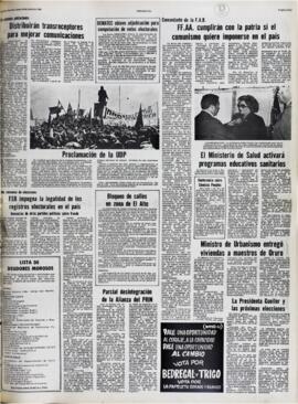 COMANDANTE DE LA F.A.B. FF.AA. CUMPLIRÁN CON LA PATRIA SI EL COMUNISMO QUIERE IMPONERSE EN EL PAIS. (1980, 16 de junio). Presencia [La Paz, Bolivia], p. 7.