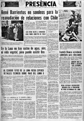 Presencia, edición del 6 de febrero de 1966
