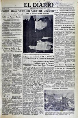 El Diario, edición del 21 de enero de 1955
