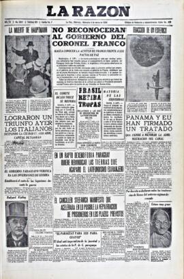 La Razón, edición del 4 de marzo de 1936