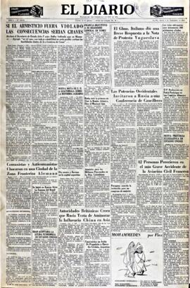 El Diario, edición del 3 de septiembre de 1953