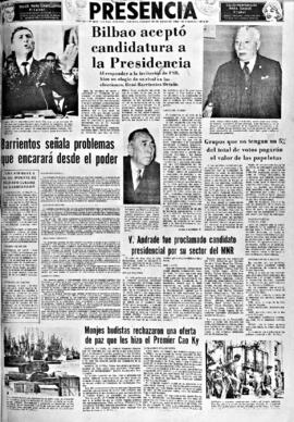 Presencia, edición del 28 de mayo de 1966