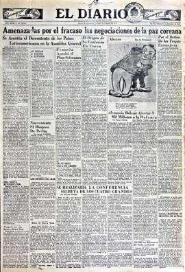 El Diario, edición del 1 de diciembre de 1951