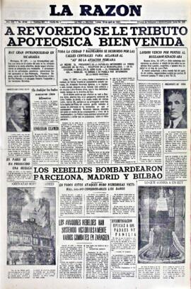 La Razón , edición del 19 de abril de 1937