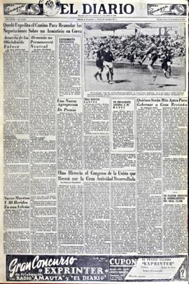 El Diario, edición del 22 de octubre de 1951