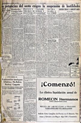 El Diario, edición del 3 de enero de 1951