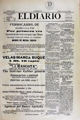El Diario, edición del 7 de abril de 1906