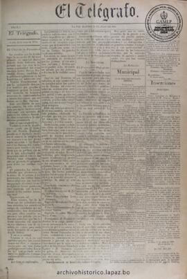 El Telegrafo, edición del 24 de julio de 1894