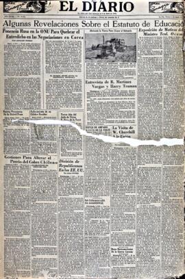 El Diario, edición del 4 de enero de 1952