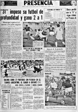 Presencia, edición del 15 de agosto de 1966