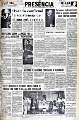Presencia, edición del 16 de septiembre de 1965