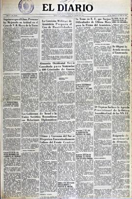 El Diario, edición del 21 de julio de 1953