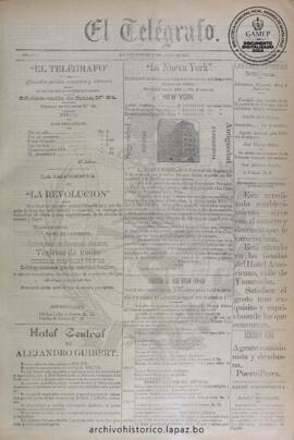 El Telegrafo, edición del 27 de abril de 1893