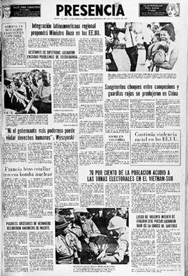 Presencia, edición del 12 de septiembre de 1966