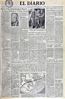 El Diario, edición del 6 de diciembre de 1952