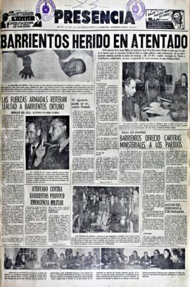 Presencia, edición del 23 de marzo de 1965