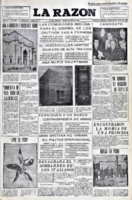 La Razón, edición del 7 de abril de 1936