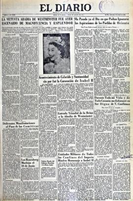 El Diario, edición del 3 de junio de 1953