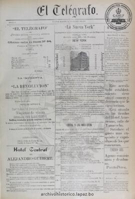 El Telegrafo, edición del 14 de marzo de 1893