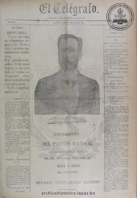 El Telegrafo, edición del 9 de julio de 1895