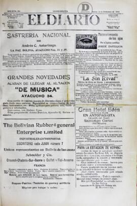 El Diario, edición del 13 de septiembre de 1906