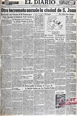 El Diario, edición del 11 de junio de 1952