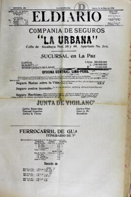 El Diario, edición del 10 de mayo de 1906