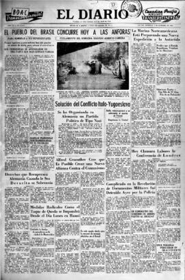El Diario, edición del 3 de octubre de 1954