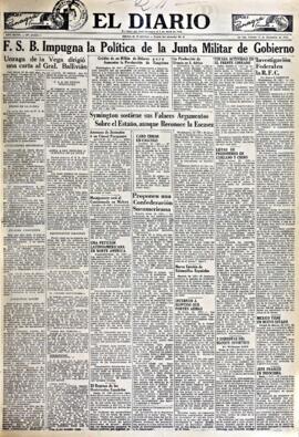El Diario, edición del 21 de diciembre de 1951