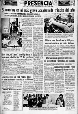 Presencia, edición del 27 de septiembre de 1966