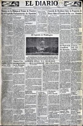 El Diario, edición del 18 de marzo de 1952