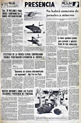 Presencia, edición del 13 de julio de 1965