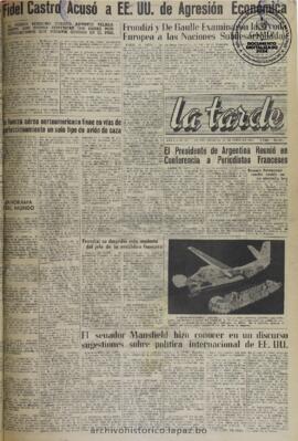 La Tarde, edición del 24 de junio de 1960