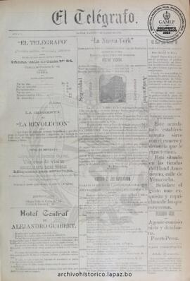 El Telegrafo, edición del 7 de marzo de 1893