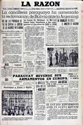 La Razón , edición del 10 de marzo de 1937