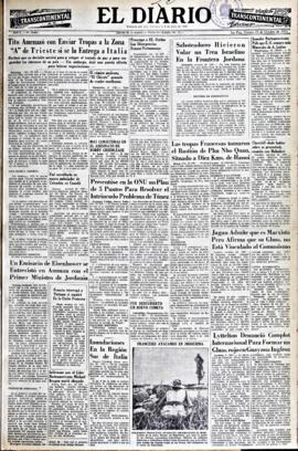 El Diario, edición del 23 de octubre de 1953