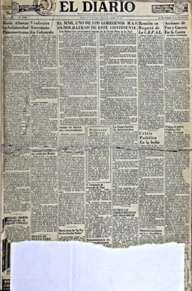 El Diario, edición del 20 de abril de 1952