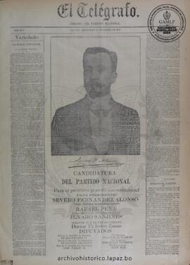 El Telegrafo, edición del 15 de enero de 1896