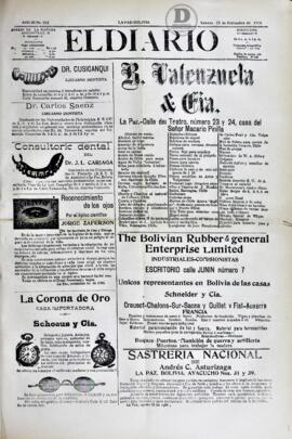 El Diario, edición del 22 de septiembre de 1906